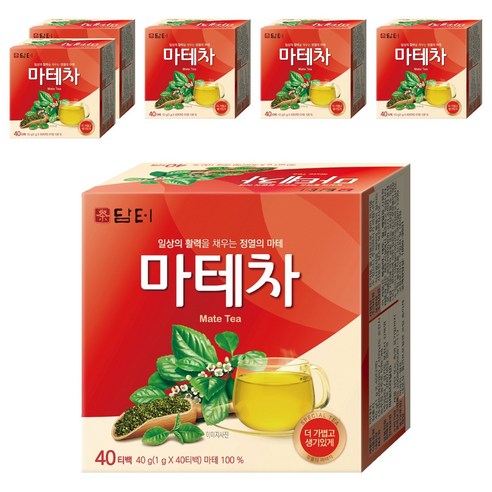 담터 마테차, 1g, 40개입, 6개