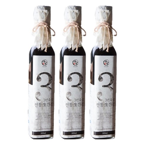 광이원 3년숙성 전통 생간장, 300ml, 3개