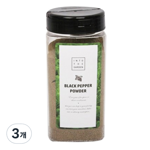 딜리셔스마켓 흑후춧분말 중형, 220g, 3개