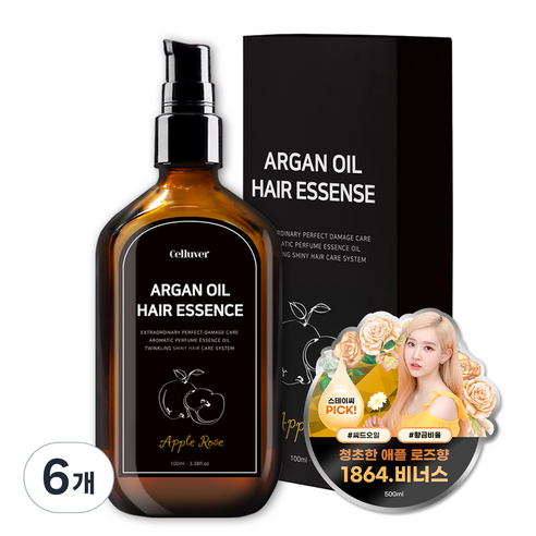 셀러버 아르간 퍼퓸 헤어오일 비너스, 6개, 100ml
