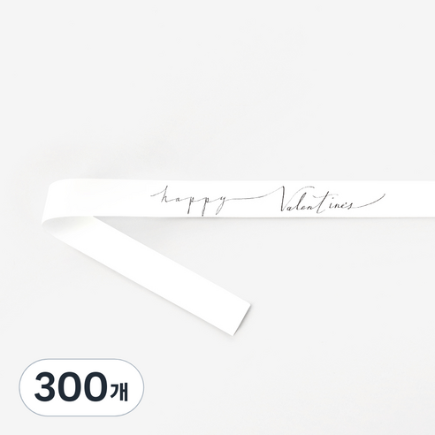 얇은 해피발렌 띠종이, 혼합색상, 300개