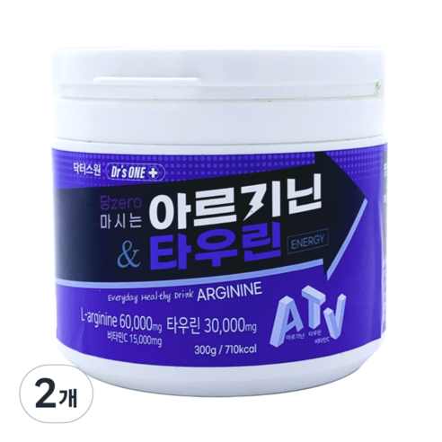 닥터스원 당제로 마시는 아르기닌 앤 타우린, 300g, 2개