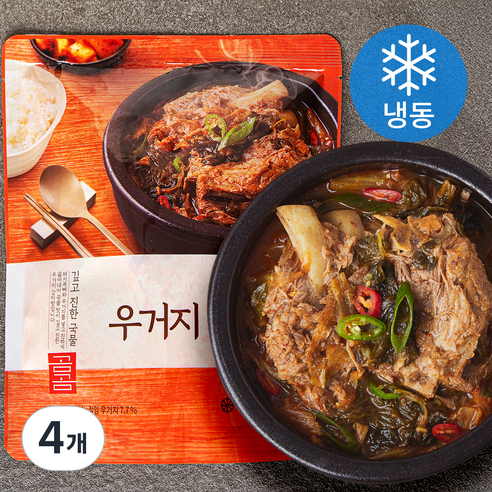 곰곰 우거지 감자탕 (냉동), 920g, 4개