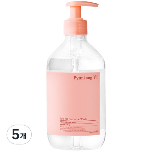 편강율 약산성 여성청결제, 500ml, 5개