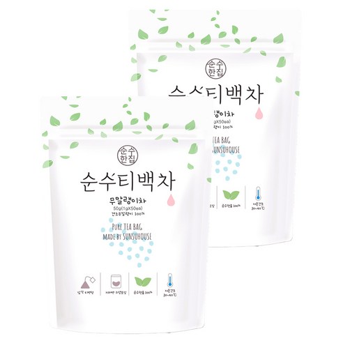 순수한집 건조 무말랭이차, 1g, 50개입, 2개