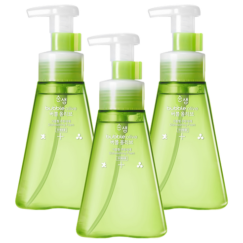 순샘 버블 올리브 주방세제, 350ml, 3개