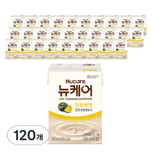 뉴케어 단호박맛 완전균형영양식, 200ml, 120개
