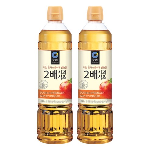 청정원 2배 사과식초, 900ml, 2개