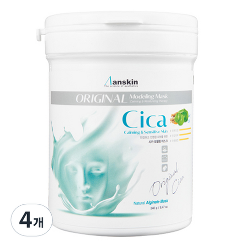 안스킨 오리지날 시카 모델링팩 240g, 4개, 1개입