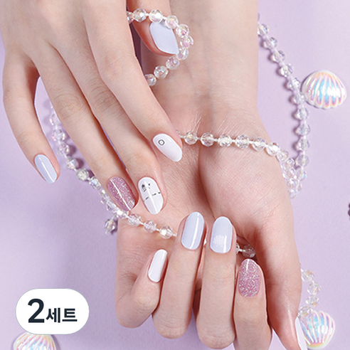 젤리넬리 젤네일 스티커, 머메이드, 2세트