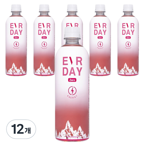 에버데이 제로 에너지 음료, 500ml, 12개