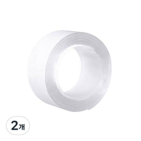 더이쁨 초강력 투명 방수 양면 테이프 5cm x 3m EP-0840, 2개