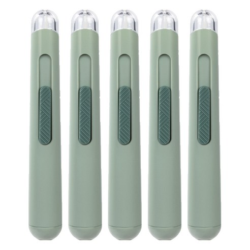 델리 펜타입 세라믹 안전컷터 TD261, 그린, 5개