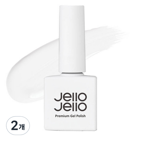 젤로젤로 프리미엄 젤 폴리쉬 10ml, JC-01 크리미화이트, 2개