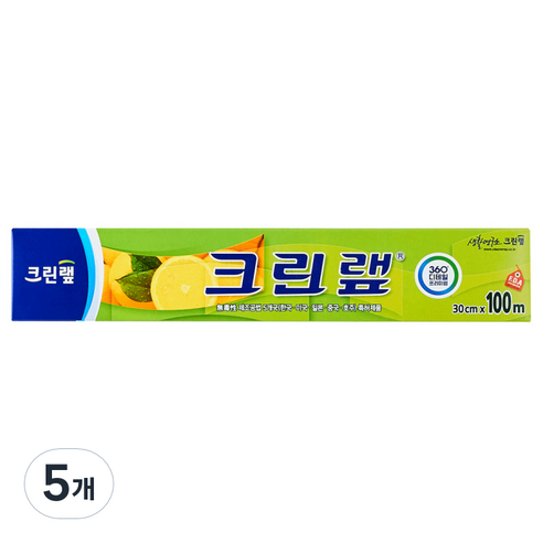 크린랲 랩 30cm x 100m, 5개
