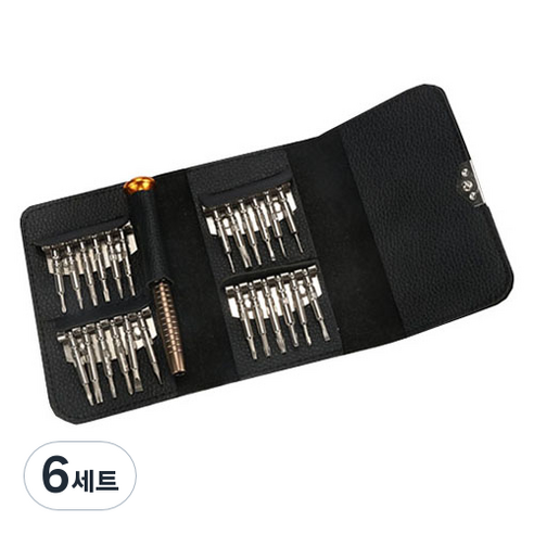 디오셀 휴대용 드라이버 25종 세트, 6세트