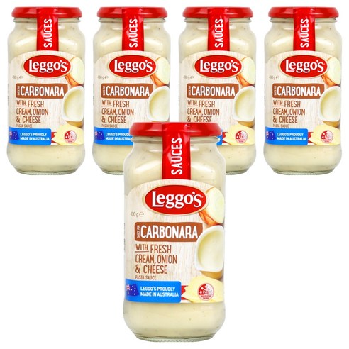 레고스 까르보나라 파스타 소스, 490g, 5개