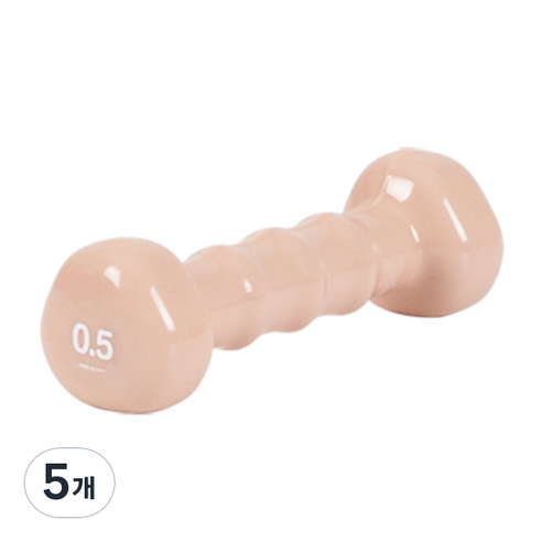 아이워너 PVC 삼각 아령 코랄핑크, 0.5kg, 5개