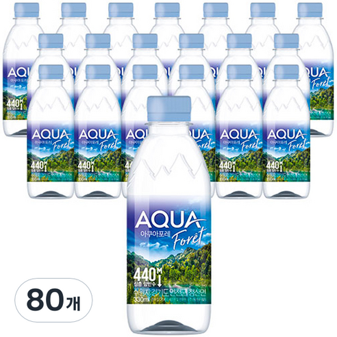 동원 아쿠아 포레, 330ml, 80개