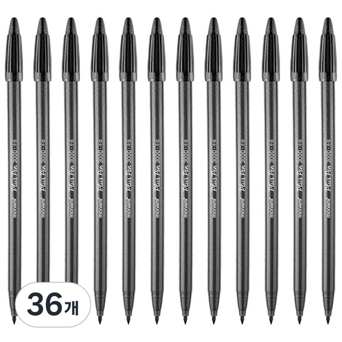모나미 3000 피그먼트 프러스펜 0.4mm, NG 7 스틸그레이, 36개