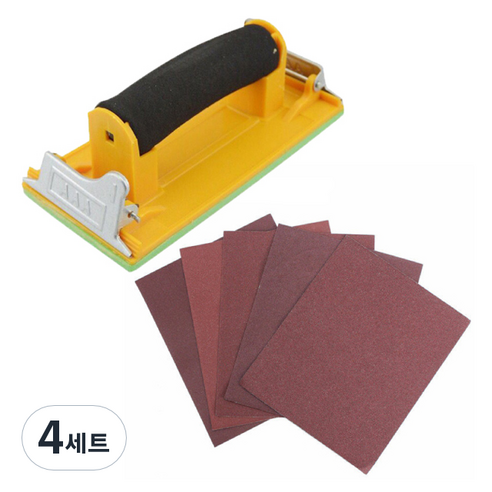 종원 사포 핸들 + 80방 천사포 5p 세트, 4세트