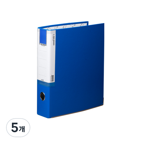 희망사무포인트 D링 합지 바인더 3공, 청색, 5개