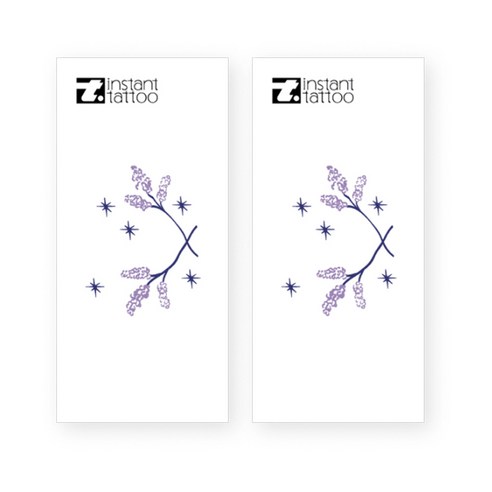 인스턴트 타투 2p, 바이올렛, 1개