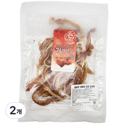 해동찬가 페스츄리 바비큐 오징어, 300g, 2개