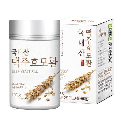 국내산 맥주효모환, 1개, 100g