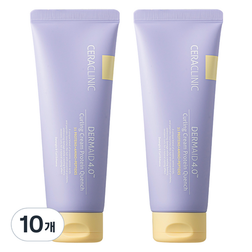 세라클리닉 더마이드 4.0 컬링 크림 프로테인 퀀치, 10개, 150ml