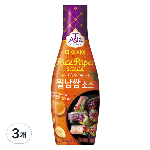 티아시아 월남쌈 소스, 285g, 3개
