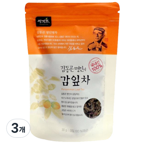 쌍계명차 김동곤명인의 꽃차, 30g, 1개입, 3개