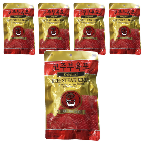코주부 육포 오리지널, 100g, 5개