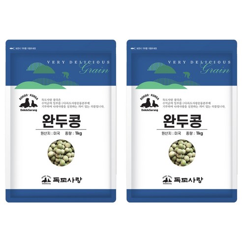 독도사랑 완두콩, 1kg, 2개