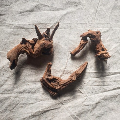 고급스러운 감성을 전달하는 다양한 모양의 최고급 나무 소품