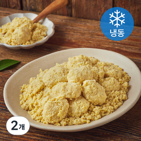 미담라이스 떠먹는 렌틸 인절미 (냉동), 350g, 2개