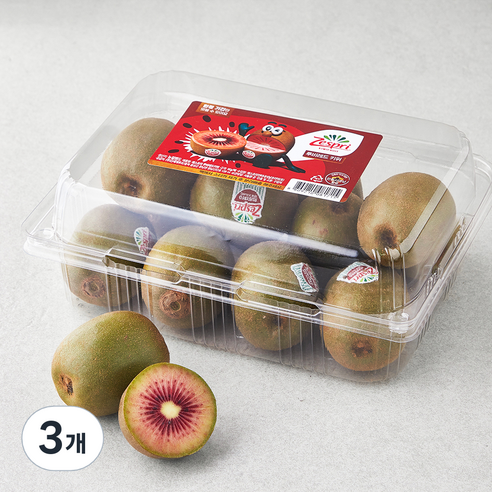 제스프리 루비레드 키위, 1kg, 3개