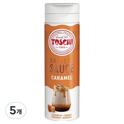 토스키 카라멜 소스, 500g, 5개