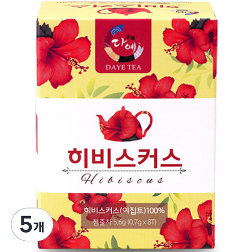 다예 히비스커스 8p, 0.7g, 8개입, 5개