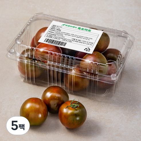 흑토마토, 1.2kg, 5팩