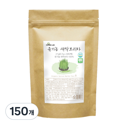 참랩 유기농 새싹보리차, 0.7g, 30개입, 5개