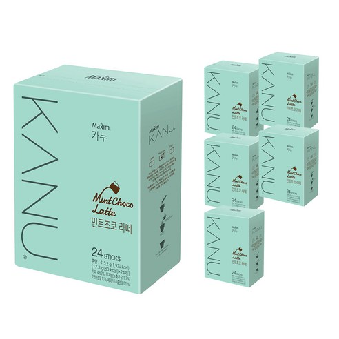 맥심 카누 민트초코 라떼, 17.3g, 144개