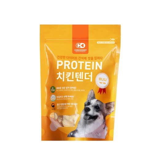 코니도기 펫 동결건조 간식 프로틴 치킨 텐더 40g, 1개, 바나나