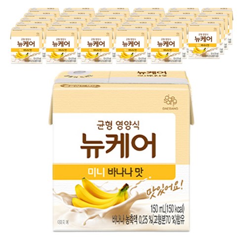 뉴케어 미니 바나나맛, 48개, 150ml