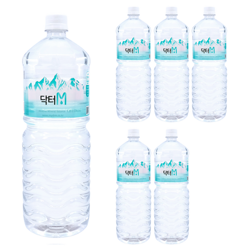 닥터M 알칼리수 워터, 1.8L, 6개
