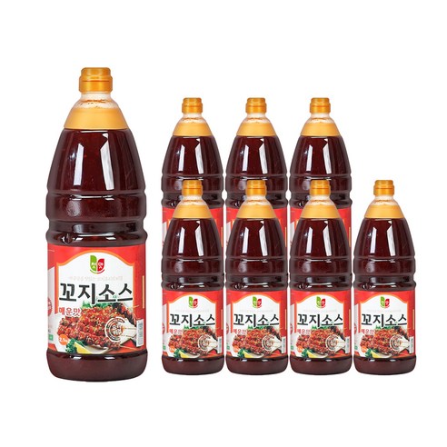 첫맛 꼬지소스 매운맛, 2.1kg, 8개