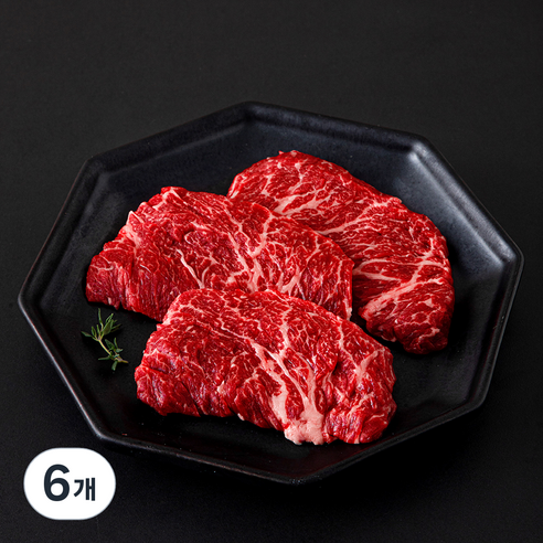 한우맘 한우 치마살 1등급 구이용 (냉장), 6개, 200g