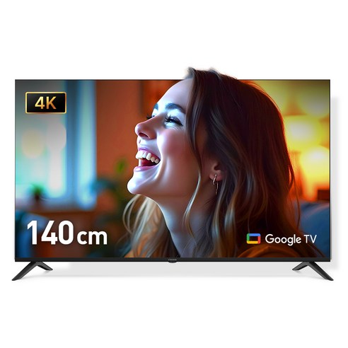 프리즘코리아 4K UHD 구글 5.0 AI DLG 120Hz 스마트TV, 138.7cm(55인치), CP55G5, 스탠드형, 고객직접설치