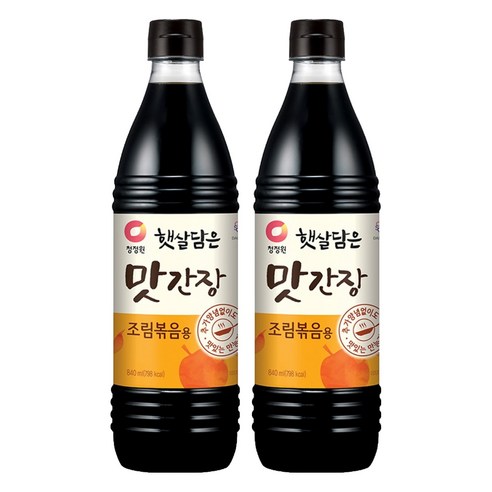 햇살담은 맛간장 조림볶음용, 840ml, 2개