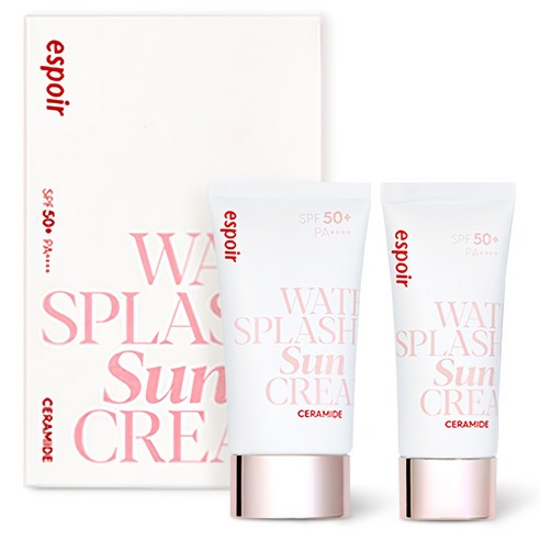 에스쁘아 워터 스플래쉬 선크림 세라마이드 SPF50+ PA++++ 60ml+30ml, 60ml, 1개